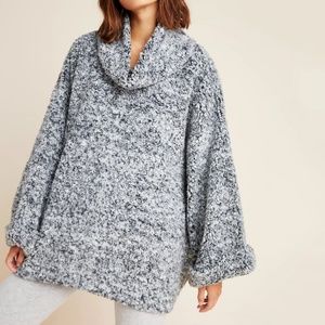 Anthro | Sunday in Brooklyn Grey Sibley Oversized Sherpa Pullover - Size XS/S